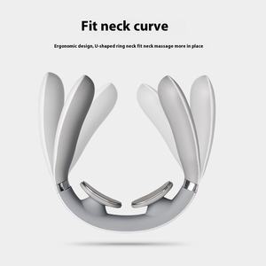 Masajeador de cuello en forma de U inalámbrico al por mayor barato para aliviar el <span class=keywords><strong>dolor</strong></span>, compresa caliente y masajear el masajeador de cuello - Product Image 4