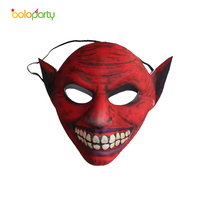 Masque de danse Boloparty Evil Super Sex Brown Vip, costume de fête d'Halloween, masque LED
