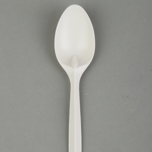 Manufacturers wholesale disposable long soup spoon fork napkin plastic spoon white