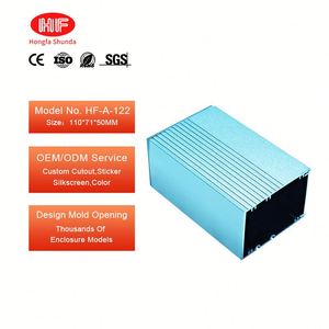 Custom CNC Machining 6063 Extruded Aluminum Alloy Profile <b>Enclosure</b> Electronic PCB Housing for Control Box IP54 Hongfa Shunda - Product Image 1