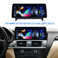 Système Linux LELV pour voiture BMW X3 F25 X4 F26 2011-2017, écran 12,3 pouces, lecteur vidéo de navigation CarPlay, Android Auto