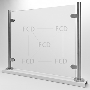 Bán Buôn Phần Cứng Cầu Thang Kính Lan Can Ban Công Kính Lan Can Lan Can 316 304 Thép Không Gỉ Bài Lan Can - Product Image 4