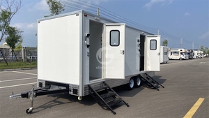 High Quality Portable Soundproof Steel Shower and Bathroom Mobile <b>Trailers</b> for Events - Product Image 4