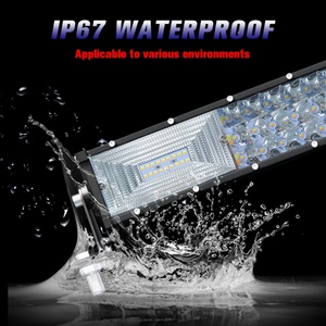 Barre LED incurvée en aluminium pour bateau, 31 pouces, 270W, 405W, 540W, 675W, faisceau spot, lumière blanche et jaune, vente en gros - Product Image 3