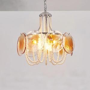 Hotel enormi lampadari moderni di lusso ristorante decorazione di illuminazione di vetro colorato lampade a sospensione per Vintage in stile europeo - Product Image 2