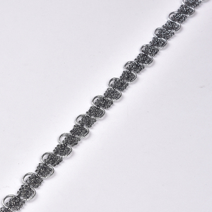 Thanh lịch 15mm vàng kim loại Crochet Gimp Braid Trims Nhà cung cấp - Product Image 6