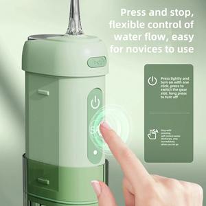 Irrigateur Oral Portable à fil d'eau 200ML Dispositif de nettoyage des dents électrique 4 Modes IPX7 Irrigateur étanche - Product Image 3