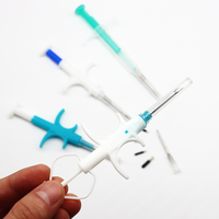 ICAR 125KHz 1.25*7mm Microchip Implant Syringe Bioglass Tag ISO 11784/11785 Tahan Air untuk Identifikasi Hewan Peliharaan Kontrol Akses