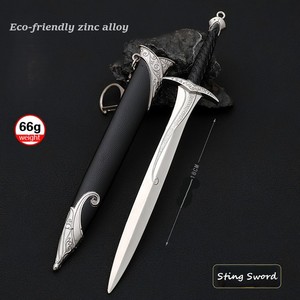 Accesorio de <span class=keywords><strong>película</strong></span> Popular de <span class=keywords><strong>El</strong></span> Señor DE LOS Anillos, todas las artes y manualidades de Metal, decoración, versión de funda de espada Sting - Product Image 2