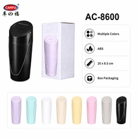 Poubelle de voiture Foshan Carfu AC-8600 avec couvercle à poussoir, bac de rangement en ABS, OEM, vente en gros, couleur personnalisée, livraison directe d'usine