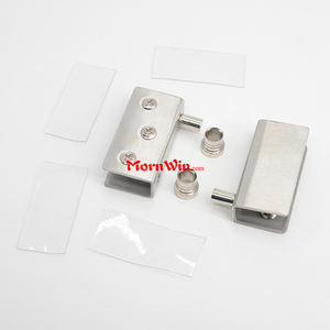 Clips en acier inoxydable porte en verre carrée guide pince - Product Image 1