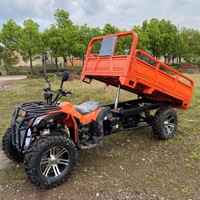 Vente en gros ATV 250cc 300cc 350cc VTT agricole pratique 4X4 avec godet à bagages