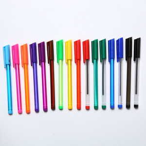 ปากกาลูกลื่นแบบแท่ง ราคาประหยัด คลาสสิก เรียบง่าย ยี่ห้อตามสั่ง พิมพ์ซิลค์สกรีน ตัวปากกาใส - Product Image 2