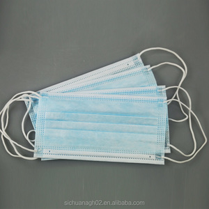 50pcs azul desechable cara máscara protectora máscara anti polvo máscara oído bucle 3 capa de <span class=keywords><strong>comprar</strong></span> hoy nave hoy - Product Image 5