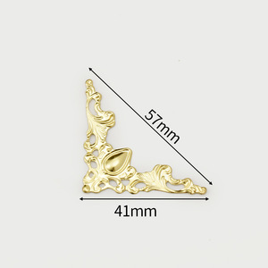 European Style Iron <b>Corner</b> <b>Protectors</b> Antique Bronze Red Bronze Yellow Rose Gold Silver Gold For Wooden Box Gift Box Craft Decor - Product Image 3