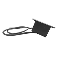 Station de prise de courant de bureau en alliage d'aluminium avec multiprise et unité de distribution d'énergie pour table de conférence et bureau