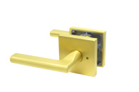 Serrure à levier haute sécurité antivol d'urgence robuste en alliage de zinc durable pour poignée de porte d'hôtel et cylindre, adaptée à divers environnements