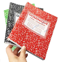 École colorée de haute qualité couverture souple A5 cahier de notes d'exercices scolaires