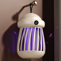 Lampe de camping portable UV LED anti-moustiques, double fonction, piège à insectes étanche à suspendre pour usage extérieur et domestique