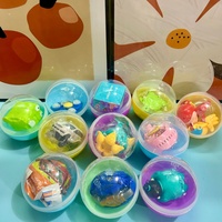 Boules de Gacha d'oeuf surprise en plastique transparent de 100mm pour les jouets de capsule vendant la machine de Gachapon