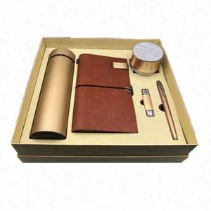 Tazas Térmicas Personalizadas de Alta Calidad para Año Nuevo y Navidad, Juego de Regalo Corporativo de Lujo Dorado para Empresas, Promoción de 5 Unidades - Product Image 3