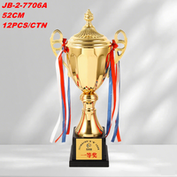 Trophée de basket-ball en métal économique en stock Trophée du joueur de basket-ball en métal Prix de la journée sportive Trophée de l'équipe de basket-ball en métal Coupe