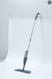 Nouvelle balayette noire 3 en 1, kit en microfibre manuel avec serpillière pulvérisatrice rose écologique et pulvérisateur d'eau pour le nettoyage des sols - Product Image 6