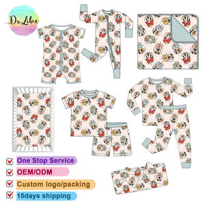 Pijamas de Bambú Personalizadas, Ropa Infantil, Personajes, Peleles para Bebé, Lazos para el Cabello, Bragas de Dibujos Animados - Product Image 4