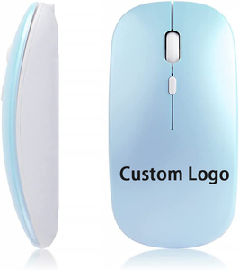 RG Benutzerdefiniertes Logo Kabellose Aufladbare Mini Ergonomische Bluetooth USB Tragbare Niedliche Design Leise Maus für PC-Gamer Werbeaktion - Product Image 2