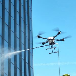 โดรนทำความสะอาดแรงดันสูง JIUSI สำหรับผนังอาคาร แผงโซลาร์เซลล์เชิงพาณิชย์ หลังคา กระจกหน้าต่าง - Product Image 1