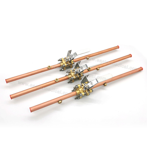 Soporte de Montaje de Latón para Válvula de Gas Medicinal de 2 y 4 Pulgadas, Desengrasado para Servicio de Oxígeno, Soldadura Médica, Aislamiento de Doble Puerto - Product Image 3