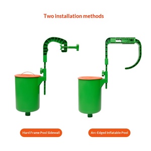 Écumoire de piscine à hauteur réglable transfrontalière, matériau PP modifié de haute qualité pour piscine de villa, anti-sédiments - Product Image 2