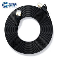 Câble réseau plat Cat6 facile à installer, CCA UTP ultra fin, câble de raccordement RJ45 pour console de jeu, boîtier TV, réseau