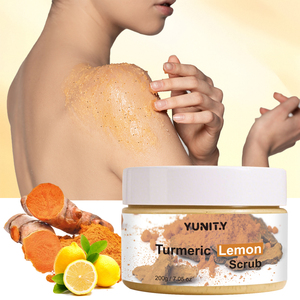 Zerdeçal ve Limon Vücut Peelingi, Gliserin İçeren Yüz İçin Peeling, Nemlendirici ve Beyazlatıcı, Tüm Cilt Tipleri İçin - Product Image 3