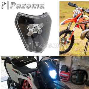 Motocross Enduro LED E8 Phare pour 250 300 350 450 500 EXC XC-W EXC-F FC FE TE 250 350 450 Dual Sport Phare Dual Sport - Product Image 2