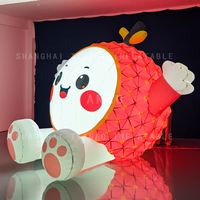 Modèle gonflable de fruit de poupée gonflable de litchi de litchi pour la publicité ou la décoration ou les événements