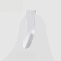 Chaussettes de cyclisme pour hommes avec logo personnalisé, respirantes, anti-humidité, antibactériennes, mi-mollet, pour la course, avec soutien de la cheville et compression pour la gym