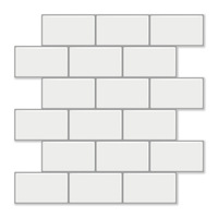Carreaux autocollants modernes de qualité supérieure, amovibles, imperméables, en PET, pour la décoration de la cuisine, de la salle de bain et de la maison