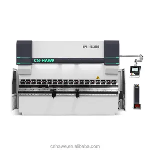 Prensa dobradeira CNC padrão industrial 110T3100 para máquina de dobra do fabricante Anhui Bowang CNHAWE