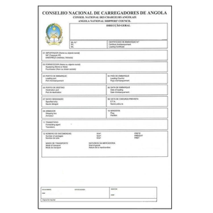 CoC VOC PROGEC para Gabón - Product Image 1