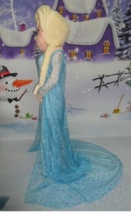 Traje de mascota personalizado vacaciones FIESTA DE Navidad ellos Cosplay princesa Elsa traje de Mascota - Product Image 2