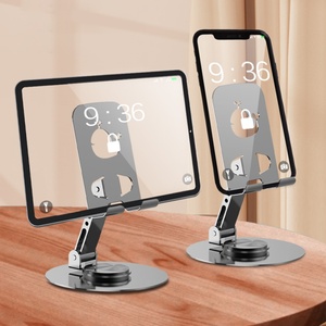 Foldable Metal Phone <b>Tablet</b> <b>Holder</b> Stable Support with 360-Degree Mobile Photo Stand Compatible for iPhone 15 16 17 - Product Image 5