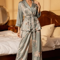 Pyjamas d'été de luxe doux pour femmes Vêtements de détente Homewear Party Robe Pyjamas personnalisables ODM