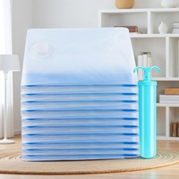 Sacs de rangement sous vide avec pompe manuelle pour vêtements - Sacs de compression pour économiser de l'espace pour le rangement à domicile