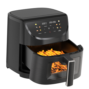 <span class=keywords><strong>Friteuse</strong></span> à air numérique 6L avec fenêtre de visualisation et technologie de chauffage double haut et bas, <span class=keywords><strong>sans</strong></span> <span class=keywords><strong>huile</strong></span>, intelligente, pour une cuisson saine et professionnelle - Product Image 3