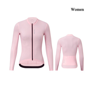 Batch Custom Made UV Resistant Long Sleeve Full Zip Cycling Top for Mountain & <b>Road</b> Bicycle Riding Sports Training - Product Image 1
