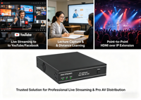 Encodeur HDMI H.265 H.264 HEVC 4K60 AV sur IP, Encodeur de streaming multimédia IPTV, Encodeur de streaming en direct RTMP RTMPS