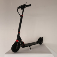Scooter Eléctrico con Llantas Sólidas de Aleación de Aluminio T3, Batería de Litio de 2.5Ah, Motor sin Escobillas, Luces LED, Plegable, Resistente al Agua, Velocidad de 15 km/h