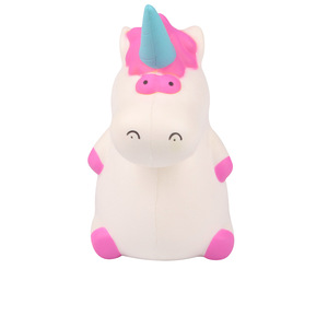 Pu Unicorn Hippo <b>Squishy</b> Toy 2 To 4 Years Unisex Fidget Stress Relief Toy - Product Image 3
