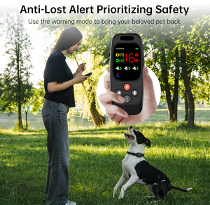 Innovador impermeable recargable <span class=keywords><strong>Dog</strong></span> <span class=keywords><strong>Shock</strong></span> E-<span class=keywords><strong>Collar</strong></span> 3280FT <span class=keywords><strong>Collar</strong></span> de entrenamiento remoto para perros con 3 modos de entrenamiento - Product Image 4